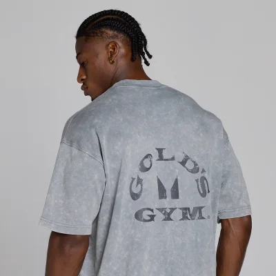 MP X Gold's Vīriešu Washed Graphic Oversized T-krekls - Steel Blue - XS attēls 6