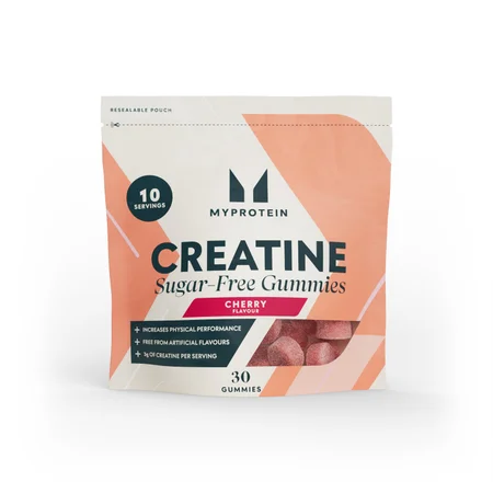 Bezcukura Kreatīna Gummies - 30 Gummies - 10Porcijas - Cherry