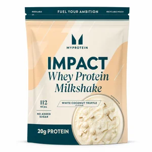 Impact Sūkalu Olbaltumvielu Piena Kokteilis – Baltā Kokosriekstu Trifele - Flavour White Coconut Truffle